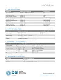 MBC60-3002G Datasheet Pagina 4