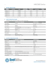 MBC800-1T48 Datasheet Page 2