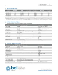 MBC800-1T48 Datasheet Pagina 2