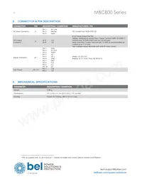 MBC800-1T48 데이터 시트 페이지 6