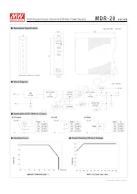 MDR-20-15 Datasheet Pagina 2