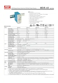 MDR-40-48 Datasheet Cover