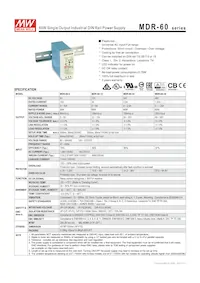 MDR-60-5 Datasheet Cover