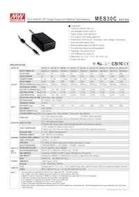 MES30C-6P1J Datasheet Cover