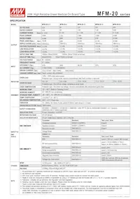 MFM-20-5 Datasheet Pagina 2