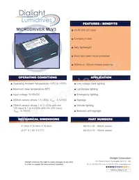 MLV3C70 Datasheet Cover