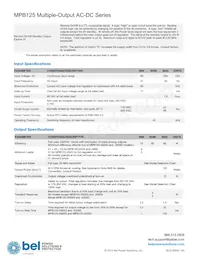 MPB125-2005D Datasheet Pagina 3