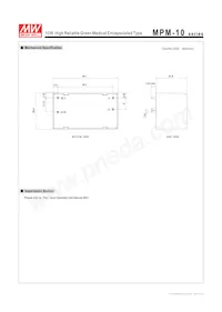 MPM-10-3.3 Datasheet Pagina 4