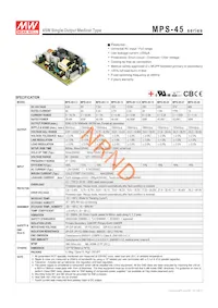 MPS-45-7.5 Datasheet Cover