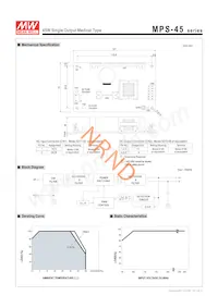 MPS-45-7.5 Datasheet Pagina 2