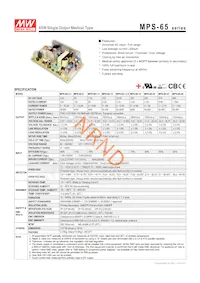 MPS-65-7.5 Datasheet Cover