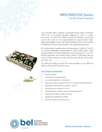 MPU150-3300G Datasheet Copertura