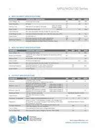 MPU150-3300G Datasheet Pagina 4