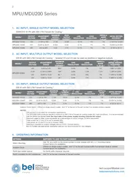 MPU200-1024G Datasheet Page 2