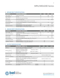 MPU200-1024G Datasheet Page 3