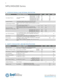 MPU200-1024G Datasheet Page 4