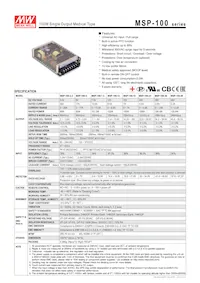 MSP-100-48 Datenblatt Cover