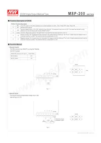 MSP-200-48 Datasheet Page 3