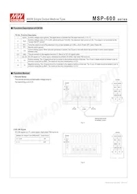 MSP-600-7.5 Datasheet Pagina 3