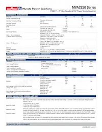MVAC250-48AFD Datasheet Page 2