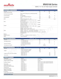 MVAD160-485 Datasheet Page 2