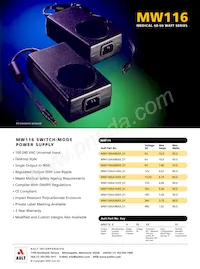 MW116KA2403F01 Datasheet Cover