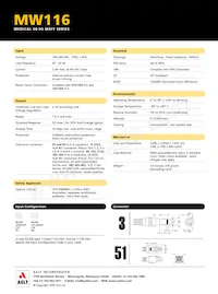 MW116KA2403F01 Datasheet Pagina 2