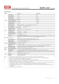 NDR-240-24 Datasheet Page 2