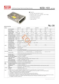 NED-100A Datasheet Cover