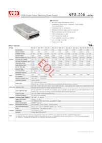 NES-200-7.5 Datasheet Cover