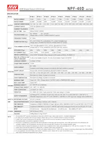 NPF-40D-42 Datasheet Pagina 2
