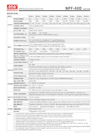 NPF-60D-20 Datasheet Pagina 2