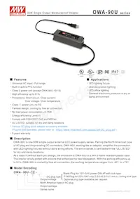 OWA-90U-54 Datasheet Copertura