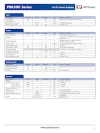 PBR500PS48C Datasheet Page 2