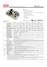 PD-25A Datasheet Cover