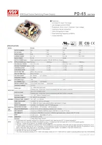 PD-65A Datasheet Cover