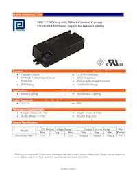 PDA010B-700C Datenblatt Cover