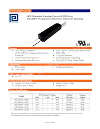 PDA060W-700B Datasheet Cover