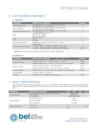 PET1300-12-054NAE Datasheet Page 14