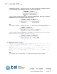 PET1600-12-074NA Datasheet Pagina 19