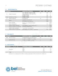 PET2000-12-074RD Datasheet Page 20