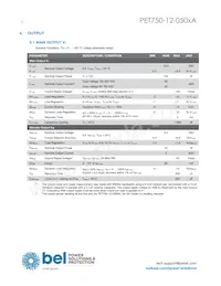 PET750-12-050RA Datasheet Page 4