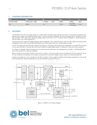 PET800-12-074RA Datasheet Pagina 2