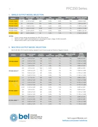 PFC250-1024FG Datasheet Page 2