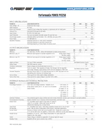 PFC250-4000F Datasheet Page 2