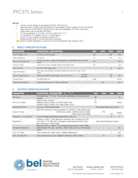 PFC375-4201FG Datasheet Page 3