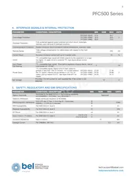 PFC500-1048FG Datasheet Pagina 3