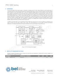 PFE1500-12-054NAC Datasheet Pagina 3