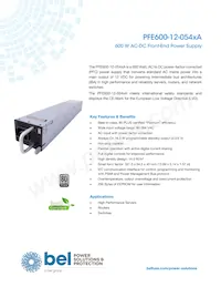 PFE600-12-054RA Datasheet Copertura