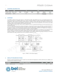 PFE600-12-054RA Datasheet Pagina 2